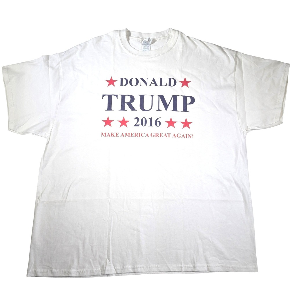 Donald Trump 2016‎ Make America Great Again White Gildan T-Shirt 2XL